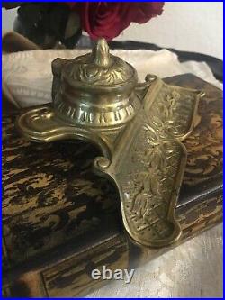 Rare Antique Japanese Inkwell From The Early 1900S