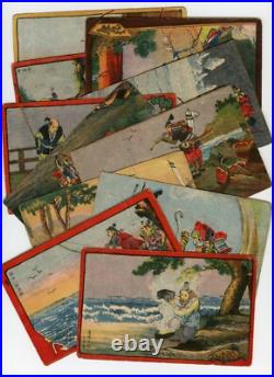 Rare Antique Japanese Postcard Collection, early 20th century, prewar, original