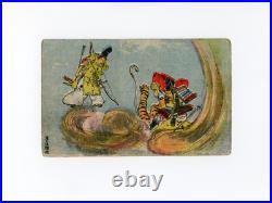Rare Antique Japanese Postcard Collection, early 20th century, prewar, original