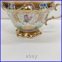 Rare Antique KPM Berlin HP Gold & Floral Beautiful Tea Cup Only Circa 1847s Rare Antique KPM Berlin HP Gold & Floral Beautiful Tea Cup Only Circa 1847s