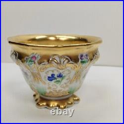 Rare Antique KPM Berlin HP Gold & Floral Beautiful Tea Cup Only Circa 1847s Rare Antique KPM Berlin HP Gold & Floral Beautiful Tea Cup Only Circa 1847s