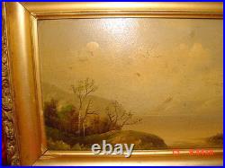 Rare Antique Late 1800's To Early 1900's Original Oil Painting Not Signed