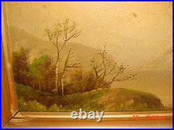 Rare Antique Late 1800's To Early 1900's Original Oil Painting Not Signed