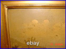 Rare Antique Late 1800's To Early 1900's Original Oil Painting Not Signed