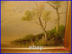 Rare Antique Late 1800's To Early 1900's Original Oil Painting Not Signed