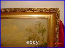 Rare Antique Late 1800's To Early 1900's Original Oil Painting Not Signed