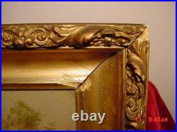 Rare Antique Late 1800's To Early 1900's Original Oil Painting Not Signed