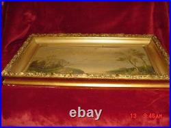Rare Antique Late 1800's To Early 1900's Original Oil Painting Not Signed