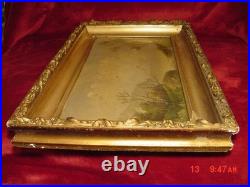Rare Antique Late 1800's To Early 1900's Original Oil Painting Not Signed
