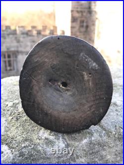 Rare Antique Late 18th Early 19th Century Rat de Cave Iron Spiral Candlestick