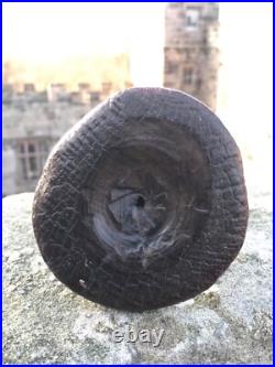 Rare Antique Late 18th Early 19th Century Rat de Cave Iron Spiral Candlestick