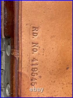 Rare Antique Leather covered Explorers Medical Travel chest Burroughs Wellcome