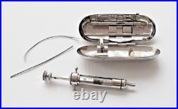 Rare Antique Leather covered Explorers Medical Travel chest Burroughs Wellcome