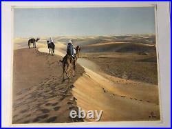 Rare Antique Lehnert & Landrock Héliogravure (Photogravure) Early 1900s DESERT