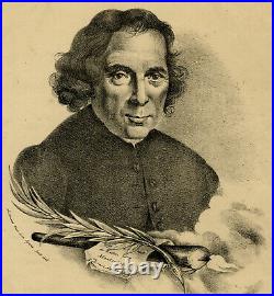 Rare Antique Master Print-PORTRAIT-JAN NIEUWENHUYZEN-EARLY LITHOGRAPH-Eynde-1825 Rare Antique Master Print-PORTRAIT-JAN NIEUWENHUYZEN-EARLY LITHOGRAPH-Eynde-1825