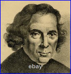 Rare Antique Master Print-PORTRAIT-JAN NIEUWENHUYZEN-EARLY LITHOGRAPH-Eynde-1825 Rare Antique Master Print-PORTRAIT-JAN NIEUWENHUYZEN-EARLY LITHOGRAPH-Eynde-1825
