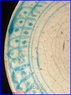 Rare Antique Mid. East Islamic Early PERSIAN Ka-sh-an Pottery