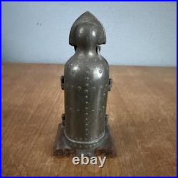 Rare Antique Miniature Iron Maiden Torture Device 4.25 Tall Early Souvenir