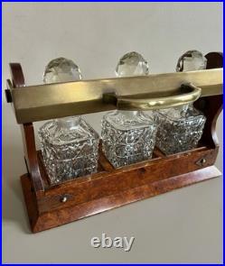 Rare Antique Miniature Tantalus E. Rimmel London Early Victorian 1840