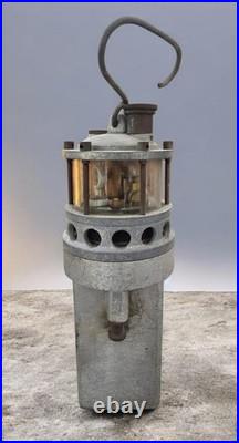 Rare Antique Mining Lamp Ringrose Firedamp Alarm IGD Leeds Sewer Gas Detector