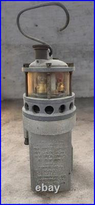 Rare Antique Mining Lamp Ringrose Firedamp Alarm IGD Leeds Sewer Gas Detector