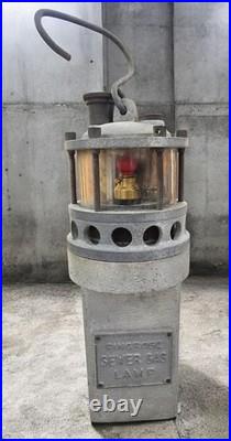 Rare Antique Mining Lamp Ringrose Firedamp Alarm IGD Leeds Sewer Gas Detector