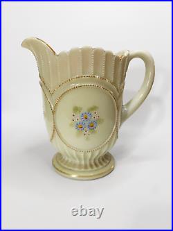 Rare Antique Northwood Glass Co. Beaded Circles Water Pitcher EAPG Rare Antique Northwood Glass Co. Beaded Circles Water Pitcher EAPG
