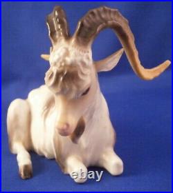 Rare Antique Nymphenburg Porcelain Goat Figure Figurine Porzellan Ziege Figur