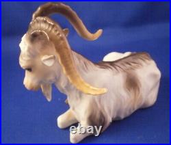 Rare Antique Nymphenburg Porcelain Goat Figure Figurine Porzellan Ziege Figur