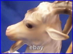 Rare Antique Nymphenburg Porcelain Goat Figure Figurine Porzellan Ziege Figur