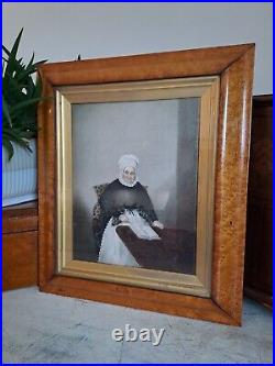 Rare Antique Portrait Painting, Antique Watercolour, Miniature Georgian Art Rare Antique Portrait Painting, Antique Watercolour, Miniature Georgian Art
