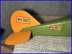 Rare Antique Pressed Steel Early Steelcraft Boycraft Plane Airplane NX170 Toy Rare Antique Pressed Steel Early Steelcraft Boycraft Plane Airplane NX170 Toy