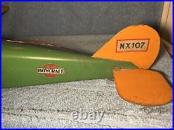Rare Antique Pressed Steel Early Steelcraft Boycraft Plane Airplane NX170 Toy Rare Antique Pressed Steel Early Steelcraft Boycraft Plane Airplane NX170 Toy