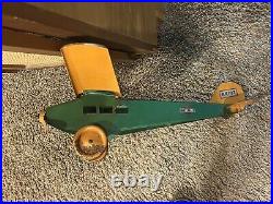 Rare Antique Pressed Steel Early Steelcraft Boycraft Plane Airplane NX170 Toy Rare Antique Pressed Steel Early Steelcraft Boycraft Plane Airplane NX170 Toy