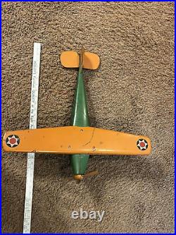 Rare Antique Pressed Steel Early Steelcraft Boycraft Plane Airplane NX170 Toy Rare Antique Pressed Steel Early Steelcraft Boycraft Plane Airplane NX170 Toy