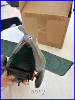 Rare Antique Pressed Steel Early Steelcraft U. S. City Of NY Plane Airplane Toy
