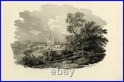 Rare Antique Print-TOPOGRAPHY-RIPON-YORKSHIRE-EARLY LITHOGRAPHY-Nicholson-1821