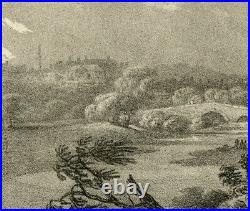 Rare Antique Print-TOPOGRAPHY-RIPON-YORKSHIRE-EARLY LITHOGRAPHY-Nicholson-1821