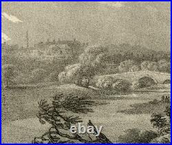 Rare Antique Print-TOPOGRAPHY-RIPON-YORKSHIRE-EARLY LITHOGRAPHY-Nicholson-1821