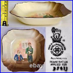Rare Antique Royal Doulton 8.5/22cm Bowl (David Copperfield Charles Dickens)