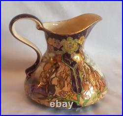 Rare Antique Royal Winton Grimwades Jug Rare tree's and roses pattern 3083