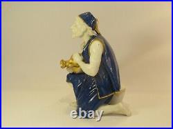 Rare Antique Royal Worcester Kneeling Water Carrier By James Hadley Circa 1919