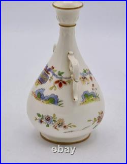Rare Antique Royal Worcester Porcelain Two Hand Vase/Flask Oriental Hand Painted Rare Antique Royal Worcester Porcelain Two Hand Vase/Flask Oriental Hand Painted
