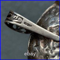 Rare Antique Silver-Plated Ashtray Flemish Baroque Late 19th-Early 20th