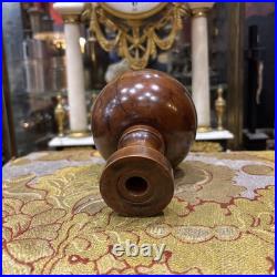 Rare Antique Stair Ball From Country House Early 19th Century Light Wood