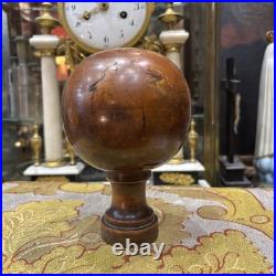 Rare Antique Stair Ball From Country House Early 19th Century Light Wood
