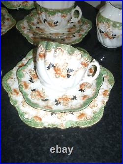 Rare Antique Star The Paragon 17 piece part tea set 1912/19