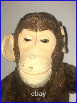 Rare Antique Steiff Monkey Very Early 1900s