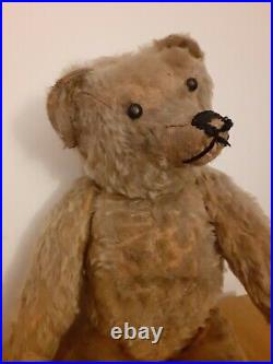 Rare Antique Strunz bear Early German jointed Mohair Teddy Bear long arms