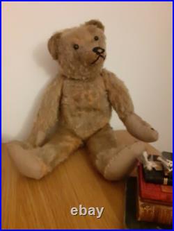 Rare Antique Strunz bear Early German jointed Mohair Teddy Bear long arms